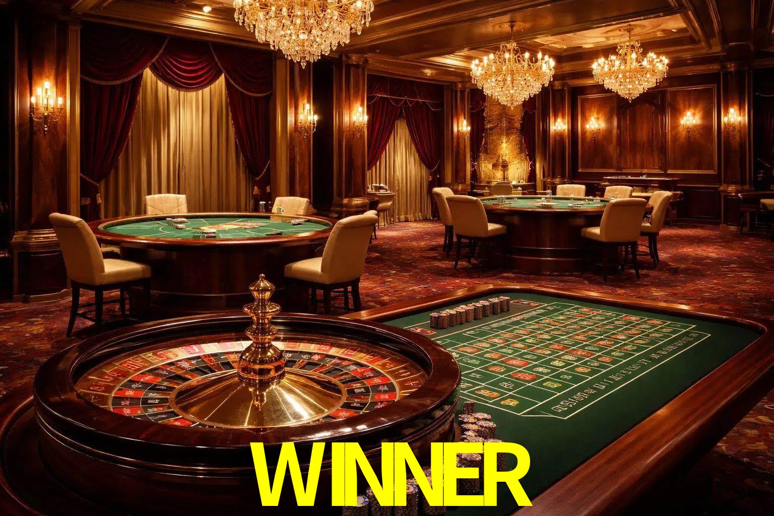 Una escena premium de mesa de casino en vivo con cartas, elementos de ruleta y un ambiente pulido de estudio de transmisión.